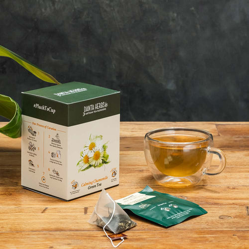 Calming Chamomile Green Tea - Danta Herbs, Green Tea - tea
