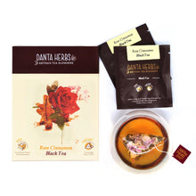 Load image into Gallery viewer, Rose Cinnamon Black Tea - Danta Herbs, Black Tea - tea
