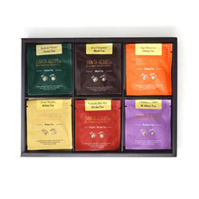 Load image into Gallery viewer, 6 Alluring Wooden Slider Tea Chest - Danta Herbs, Gift Box - tea

