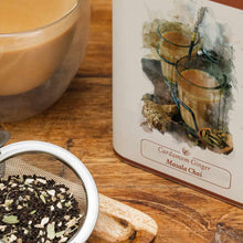 Load image into Gallery viewer, Cardamom Ginger Masala Chai - Tin Caddy
