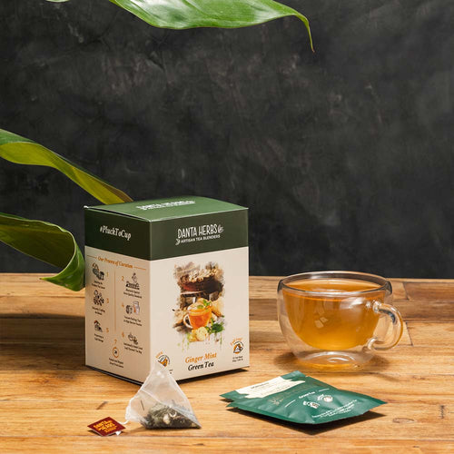 Ginger Mint Green Tea - Danta Herbs, Green Tea - tea