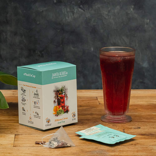 Hibiscus Citrus Iced Tea - Danta Herbs, Iced Tea - tea