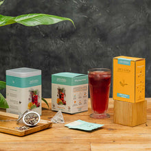 Load image into Gallery viewer, Hibiscus Citrus Iced Tea -Tin Caddy
