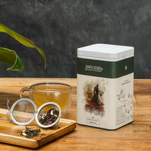 Load image into Gallery viewer, Kashmiri Kahwa Green Tea -Tin Caddy

