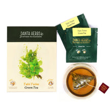 Load image into Gallery viewer, Tulsi Twins Green Tea - Danta Herbs, Green Tea - tea
