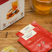 Load image into Gallery viewer, Turmeric Ginger Herbal Tea - 15 Tea Bags

