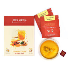 Load image into Gallery viewer, Turmeric Ginger Herbal Tea - Danta Herbs, Tisane - tea
